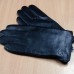 Перчатки мужские из натуральной кожи  U98 цвет чёрный