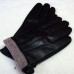 Перчатки мужские из натуральной кожи PLONEER 616  цвет чёрный Чехия