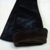Перчатки женские из натуральной кожи  Onno черные удлиненные