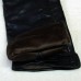Перчатки женские из натуральной кожи с декоративной косичкой Romika Н3585 черные удлиненные
